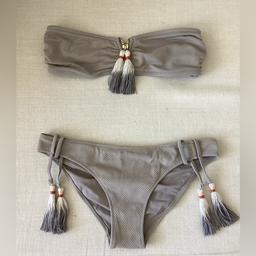 H&M Gray Bikini Swimwear